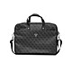 Guess Sacoche pour Ordinateur Portable 16'' Modèle Hot Stamp Noir Dispose de 2 compartiments et de 2 poches plaquées en son intérieur ainsi qu'une poche extérieure.