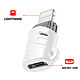 Avis XO Adaptateur Micro-USB Femelle vers Lightning Mâle Design Ultra-compact Blanc