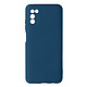 Avizar Coque Samsung Galaxy A03s Silicone Semi-rigide Finition Soft-touch Fine Bleu Coque de protection spécialement conçue pour Samsung Galaxy A03s