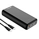 Swissten Batterie Externe 30000mAh 2x USB Quick Charge 2.0 + USB-C Power Delivery Câble USB-C 1m  Noir Batterie de secours signée Swissten, permettant de profiter d'une réserve d'énergie indépendante