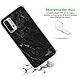 Avis Evetane Coque Xiaomi Redmi 9T anti-choc souple angles renforcés transparente Motif Marbre noir