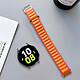 Avizar Bracelet pour Galaxy Watch 5 / 5 Pro / 4 Nylon Ajustable Boucle Alpine  orange pas cher
