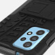 Avizar Coque Samsung Galaxy A52, A52 5G et A52s Bi-matière avec Béquille Support Noir pas cher