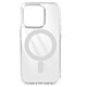 Moxie Coque MagSafe pour iPhone 15 Pro Rigide Fin et Léger Transparent Coque MagSafe bi-matière spécialement conçue pour votre iPhone 15 Pro, Série Skinsafe Moxie