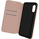 Avizar Housse Folio pour Samsung Galaxy Xcover 5 Folio Portefeuille Fonction Support Rose gold Etui folio Rose Champagne en Eco-cuir, Galaxy Xcover 5