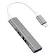 LinQ Hub Lightning vers 2 ports USB et 1 port Lightning Charge / synchronisation - Adaptateur Lightning vers USB + Lightning femelle (charge).
