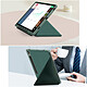 Avis Avizar Étui pour Samsung Galaxy Tab S9 Clapet Origami Support Différents Angles  Vert Foncé