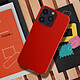 Acheter Moxie Coque pour iPhone 14 Pro Hybride Semi-rigide Fine Légère Intérieur Doux  rouge
