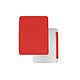 MW Folio compatible iPad 10.9 (2022 - 10th gen) Rouge Polybag Etui folio pour iPad 10.9 (2022 - 10th gen) - Polybag/Bulk