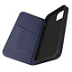 Avizar Housse Apple iPhone 14 Plus Cuir Véritable Clapet Porte-carte Support Vidéo  bleu nuit Étui bleu nuit, spécialement conçu pour Apple iPhone 14 Plus