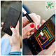 4smarts Stylet pour Smartphone et Tablette Tactile 2en1 avec Stylo à Bille  Argent et Noir pas cher