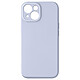 Avizar Coque Silicone pour iPhone 15 Caméra Protégée Doux au Toucher  Violet Lavande - Coque en silicone violet lavande de la série Sweet, conçue pour protéger votre iPhone 15