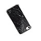 Acheter Evetane Coque iPhone 7/8/ iPhone SE 2020 anti-choc souple angles renforcés transparente Motif Marbre noir
