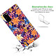 Avis LaCoqueFrançaise Coque Samsung Galaxy S20 anti-choc souple angles renforcés transparente Motif Fleurs violettes et oranges