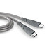 Force Power Câble Ultra-renforcé USB C/USB C 1,2m 3A Gris Gris Un câble de charge et de synchronisation USB-C vers USB-C 3A