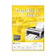 TOP STICK Pochette de1200 étiquettes universelles 88,9 x 46,6 mm, blanc Etiquette multi-usages