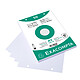 Acheter EXACOMPTA Paquet 50 fiches sous film - bristol quadrillé 5x5 perforé 148x210mm - Blanc