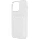 Avizar Coque pour iPhone 14 Pro Silicone Souple Porte-carte Fine Légère  blanc Coque combinant protection et praticité, conçue pour votre iPhone 14 Pro