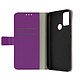 Avizar Housse Motorola Moto G50 Aspect Grainé Folio Stand Vidéo Violet - Etui de protection intégrale, spécialement conçu pour Motorola Moto G50