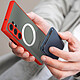 Acheter Avizar Coque MagSafe pour Samsung S23 Ultra Hybride Fine Bords surélevés  Contour Rouge