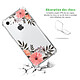 Avis Evetane Coque iPhone 7/8/ iPhone SE 2020 anti-choc souple angles renforcés transparente Motif Fleurs roses