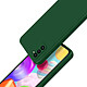 Avis Evetane Coque Samsung Galaxy A41 Silicone liquide Vert Foret + 2 Vitres en Verre trempé Protection écran Antichocs