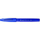 PENTEL Stylo feutre Sign Pen SES15 Pte Brush Flexible Bleu x 10 Crayon feutre