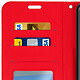 Acheter Avizar Etui folio Rouge Éco-cuir pour Xiaomi Mi A2