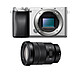 SONY ALPHA 6100 SILVER + 18-105G PROMO GARANTIE 3 ans. MATERIEL PROVENANCE SONY FRANCE. Emballage securisé de vos commandes. Livré avec Facture dont TVA.