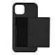Avizar Coque iPhone 13 Pro avec Rangement Carte Coulissant Antichoc Defender Noir Coque spécialement conçue pour votre iPhone 13 Pro