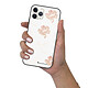 LaCoqueFrançaise Coque iPhone 12 Pro Max Coque Soft Touch Glossy Fleurs Blanches Design pas cher