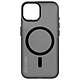 Decoded Coque MagSafe pour iPhone 15 Robuste Contour antidérapant  Grip Case Noir Une coque MagSafe transparent et noir série Grip Case par Decoded pour votre Apple iPhone 15