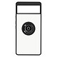 Avizar Coque Google Pixel 6 Bi-matière Bague Métallique Support Vidéo noir Coque de protection noir avec un anneau de maintien spécialement conçue pour Google Pixel 6