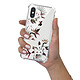 LaCoqueFrançaise Coque iPhone X/Xs anti-choc souple angles renforcés transparente Motif Fleurs Sauvages pas cher