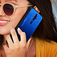 Acheter Avizar Coque Oppo A5 2020 et A9 2020 Design Dégradé Brillant Rigide Contour Gel Bleu