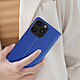 Avizar Étui pour iPhone 14 Pro Max Tissu Porte-carte Support Vidéo  Bleu pas cher