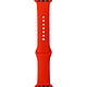 BigBen Connected Bracelet pour Apple Watch 38-40-41mm Rouge Fabriqué à partir d'un mélange de silicone et de fluoroélastomère de haute qualité, ce bracelet résiste à la saleté et à l'usure.