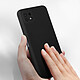 Acheter Avizar Coque Samsung Galaxy A22 5G Silicone Semi rigide Finition Soft Touch Fine Noir