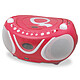 No Name 477148 - Lecteur CD MP3 enfant avec port USB - rose et blanc Lecteur CD MP3 enfant avec port USB - rose et blanc