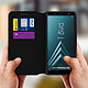 Acheter Avizar Etui Samsung Galaxy A6 Housse folio Porte-carte Fonction Support - Noir