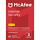 McAfee Internet Security - Licence 1 an - 3 postes - A télécharger Logiciel suite de sécurité (Multilingue, Windows, MacOS, iOS, Android)