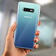 Acheter Avizar Coque Samsung Galaxy S10e Silicone Gel + Film Ecran Verre Trempé noir