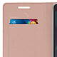 Dux Ducis Housse Nokia 2.1 Étui Folio Porte-cartes Fonction Stand Flip Cover  Rose gold pas cher