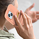 Avis Avizar Coque pour iPhone 14 Plus Silicone Souple Porte-carte Fine Légère  rose