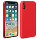 Avizar Coque Rouge Semi-Rigide pour Apple iPhone X , Apple iPhone XS Coque Rouge semi-rigide Apple iPhone X , Apple iPhone XS