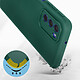 Avis Avizar Coque pour Motorola Moto G51 5G Silicone Semi-rigide Finition Soft-touch Fine  vert