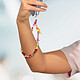 Acheter Avizar Bijou de Téléphone Universel Perles et Lettres Love 30cm avec Dragonne  Multicolore