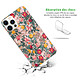 Avis LaCoqueFrançaise Coque iPhone 12 Pro Max 360 intégrale transparente Motif Fleurs Beige et Rose Tendance