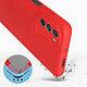 Avis Avizar Coque pour Motorola Moto G62 5G Silicone Semi-rigide Finition Soft-touch Fine  Rouge