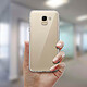 Acheter Avizar Coque Samsung Galaxy J6 Protection Silicone + Arrière Polycarbonate Transparent